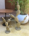 Sculpture cactus en métal, figuier de barbarie | Marrakech deco
