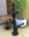 Sculpture cactus en métal peint. Artisanat Maroc | Marrakech deco
