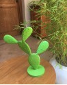 Sculpture cactus en métal peint. Artisanat Maroc | Marrakech deco