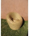 Fauteuil design boule en rotin tressé. Artisanat | Marrakech deco