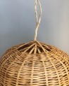 Suspension en rotin  «cloche» fabrication artisanale | Marrakech deco