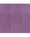 Carreau de zellige émaillé, couleur violet d'évêque | Marrakech deco