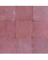 Carreau de zellige émaillé, couleur rose thé | Marrakech deco