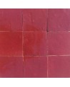 Carreau de zellige émaillé, couleur marron brique | Marrakech deco