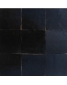 Carreau de zellige émaillé, couleur noir | Marrakech deco