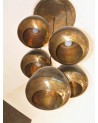 Lustre en cuivre vieilli composé de 5 suspensions | Marrakech deco