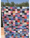 Tapis boucherouite ou «bout de chiffon ». Tissé main | Marrakech deco