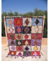 Tapis boucherouite ou «bout de chiffon ». Tissé main | Marrakech deco