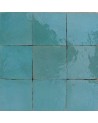 Carreau de zellige émaillé, couleur vert d'eau | Marrakech deco