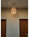 Artisanat d'art, suspension Gyatsho en raphia tressé | Marrakech deco