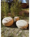 Pouf en paille naturelle, fabrication artisanale | Marrakech deco