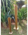 Sculpture cactus en métal cierge. Artisanat Maroc | Marrakech deco