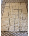 Tapis en laine beni ouarain, motif contemporain | Marrakech deco
