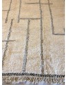 Tapis en laine beni ouarain, motif contemporain | Marrakech deco