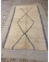 Tapis en laine beni ouarain, modèle X | Marrakech deco