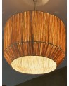 Dolma, suspension en raphia naturel. Artisanat | Marrakech deco