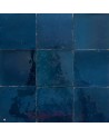 Carreau de zellige émaillé, couleur bleu minéral | Marrakech deco