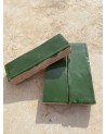 Bejmat traditionnel de fes émaillé vert anglais| Marrakech deco