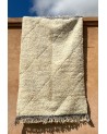 Tapis en laine beni ouarain white | Marrakech deco