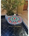Table basse zellige andalousie pietement fer forgé| Marrakech deco
