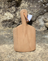 planche a decouper bois artisanale maroc anse cuir |Marrakech deco