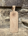 planche a decouper bois artisanale maroc anse cuir |Marrakech deco