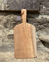 planche a decouper bois artisanale maroc anse cuir |Marrakech deco