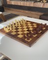Jeu d'echecs echiquier en bois thuya artisanal maroc |Marrakech deco