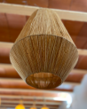 Suspension en rafia fabrication artisanale marocaine |Marrakech deco