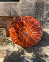 Pouf en cuir marocain entièrement fait main|Marrakechdeco