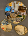 Miroir en laiton à forme irrégulière design| MarrakechDeco