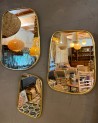 Miroir en laiton à forme irrégulière design| MarrakechDeco