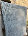 Couverture en laine blanche à motifs et pompons |MarrakechDeco
