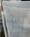 Couverture en laine blanche à motifs et pompons |MarrakechDeco