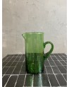 carafe verte beldi vaisselle hauteur 20cm|Marrakech deco