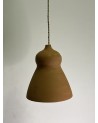 Suspension en terre cuite, petite suspension, luminaires en terre