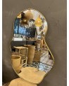 Miroir nuage en laiton diamètre 45 cm|MarrakechDéco