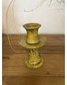 Bougeoir tamegroute céramique simple miel | Marrakech deco
