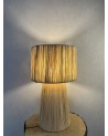Lampe à poser en raphia naturel |MarrakechDeco