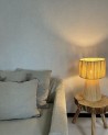 Lampe à poser en raphia naturel |MarrakechDeco