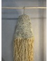Suspension en feuilles de palmier à franges| MarrakechDeco