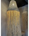 Suspension en feuilles de palmier à franges| MarrakechDeco