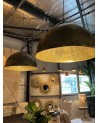 Suspension en forme de coupole en cuivre martelé | MarrakechDeco