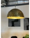 Suspension en forme de coupole en cuivre martelé | MarrakechDeco