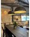 Suspension en forme de coupole en cuivre martelé | MarrakechDeco