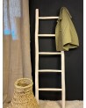 Échelle en bois porte serviette, artisanat Maroc | Marrakech deco