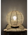 Luminaire en raphia naturel boule. Artisanale | Marrakech deco
