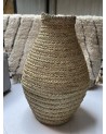 Jarre en doum fibre naturelle pour plantes sèches XXL | MarrakechDeco