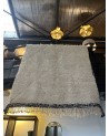 Tapis en laine beni ouarain, motifs à croix, écru sur écru | Marrakech deco