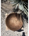 Saladier en bois de noyer fabrication artisanale | Marrakech Deco
